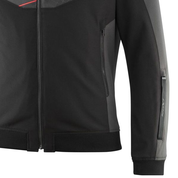 Ixon Section Black Anthracite Red