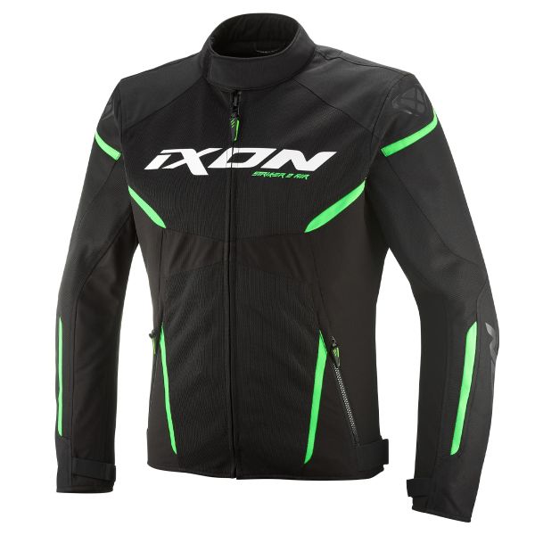 Motorcycle Jackets Ixon Striker 2 Air WP Black Green