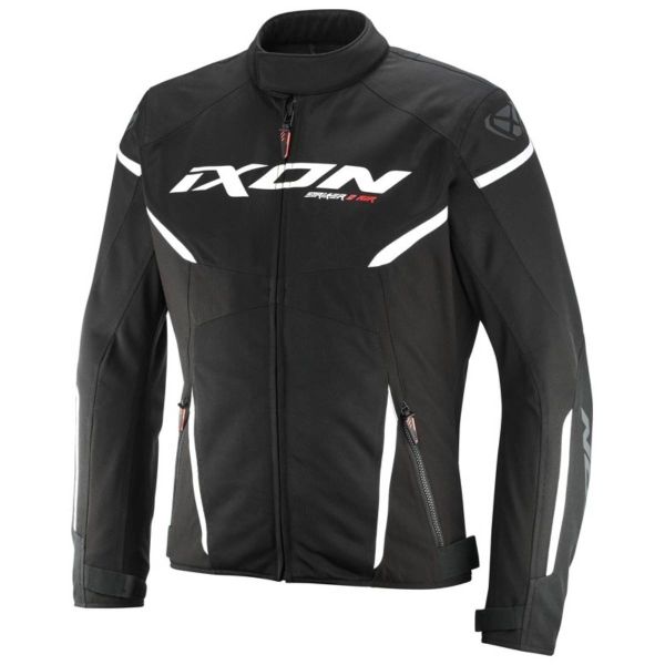 Motorcycle Jackets Ixon Striker 2 Air WP Black White