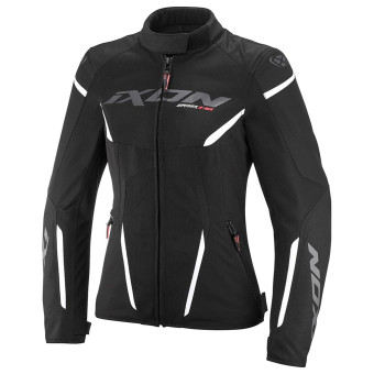 Motorcycle Jackets Ixon Striker 2 Air WP Lady Black White