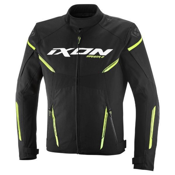Motorcycle Jackets Ixon Striker 2 Black Bright Yellow