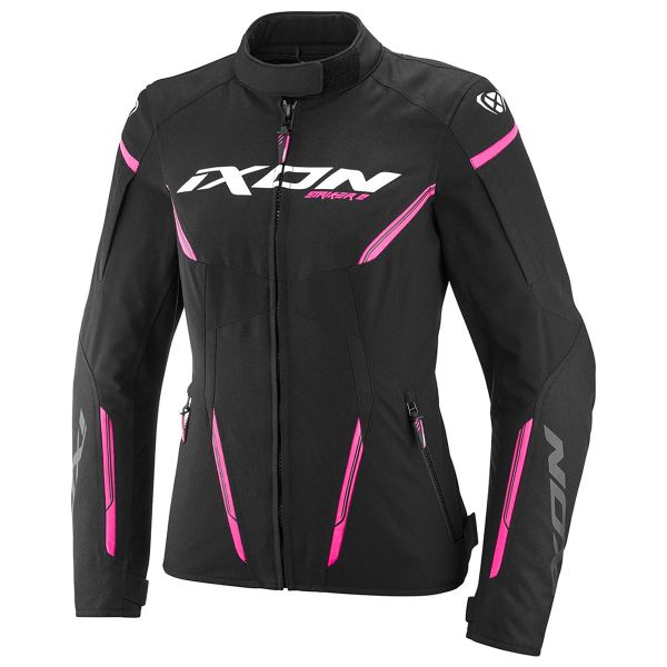 Motorcycle Jackets Ixon Striker 2 Lady Black Pink Motorcycle Jackets Ixon Striker 2 Lady Black Pink