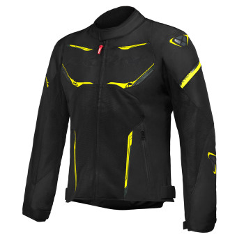Motorcycle Jackets Ixon Striker Air Black Anthracite Bright Yellow