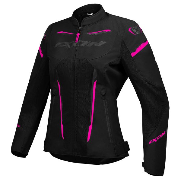 Motorcycle Jackets Ixon Striker Air LD Black Anthracite Fuchsia