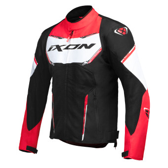 Motorcycle Jackets Ixon Striker Air WP Black White Red