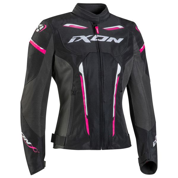 Motorcycle Jackets Ixon Striker Air WPL Black Anthracite Fuchsia