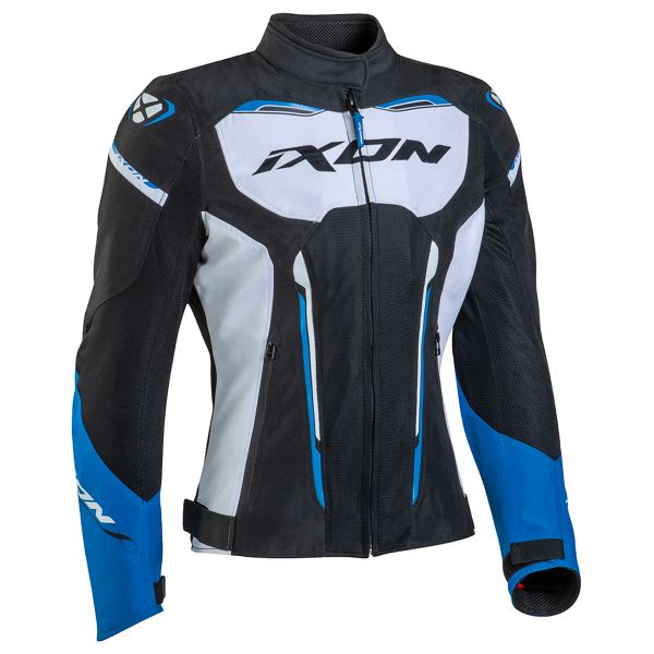 Motorcycle Jackets Ixon Striker Air WPL Black White Blue
