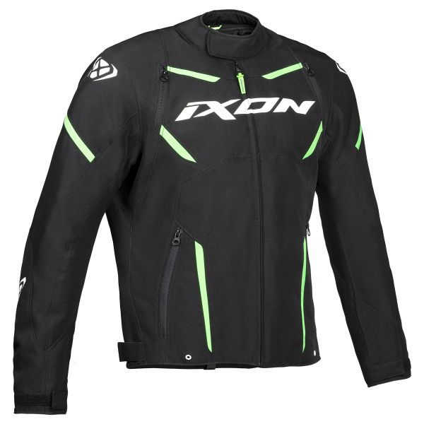 Motorcycle Jackets Ixon Striker Black White Green
