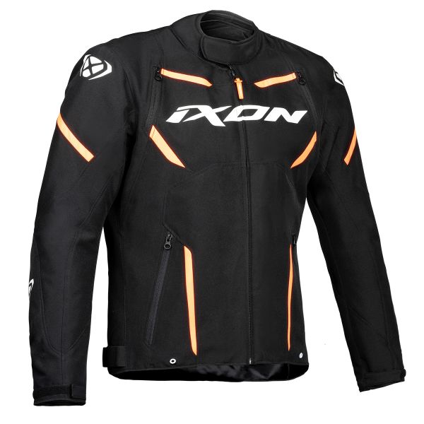 Motorcycle Jackets Ixon Striker Black White Orange