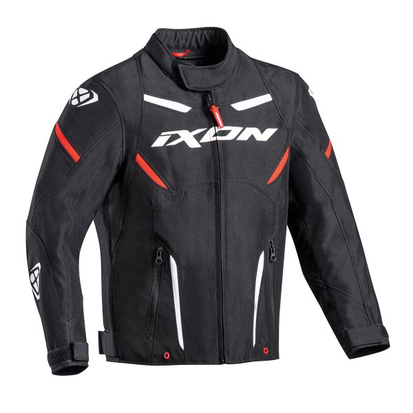 Motorcycle Jackets Ixon Striker Kid Black White Motorcycle Jackets Ixon Striker Kid Black White