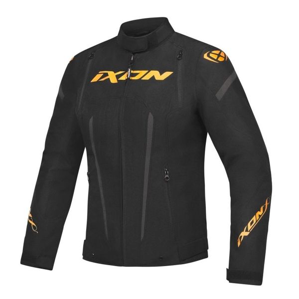 Motorcycle Jackets Ixon Striker Lady Black Gold CE