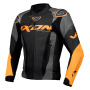 Motorcycle Jackets Ixon Vortex 3 Jacket Black Anthracite Orange