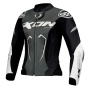 Motorcycle Jackets Ixon Vortex 3 Jacket Lady Black Anthracite White