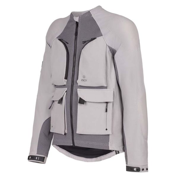 Motorcycle Jackets Knox Armoured Tor Shirt Light Grey