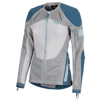 Motorcycle Jackets Knox Armoured Womens Urbane Pro Move Petrol Blue