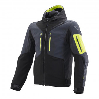 Motorcycle Jackets Macna Aytee Black Dark Night Eye Yellow