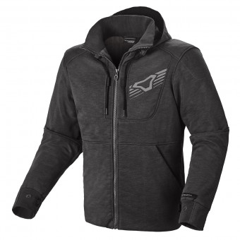 Motorcycle Jackets Macna District Hoodie Dark Grey