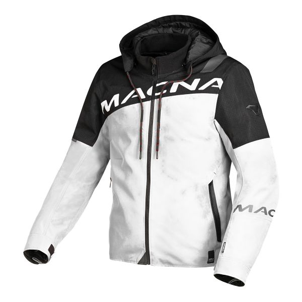 Motorcycle Jackets Macna Racoon Light Grey Black Motorcycle Jackets Macna Racoon Light Grey Black
