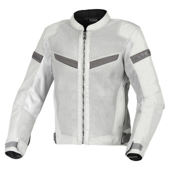 Motorcycle Jackets Macna Velotura Light Grey