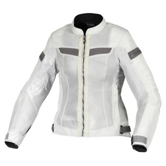 Motorcycle Jackets Macna Velotura Woman Light Grey