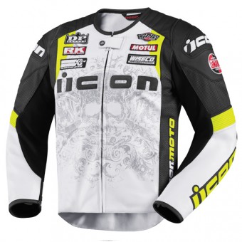 Motorcycle Jackets ICON Overlord Prime Hero FB Yellow