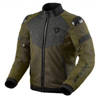 Motorcycle Jackets REV'IT Action H2O Black Green