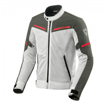 Motorcycle Jackets REV'IT Airwave 3 Silver Charcoal Grey