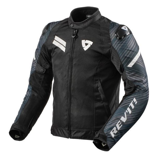 Motorcycle Jackets REV'IT Apex Air Black White