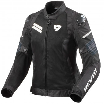 Motorcycle Jackets REV'IT Apex Air H2O Ladies Black White