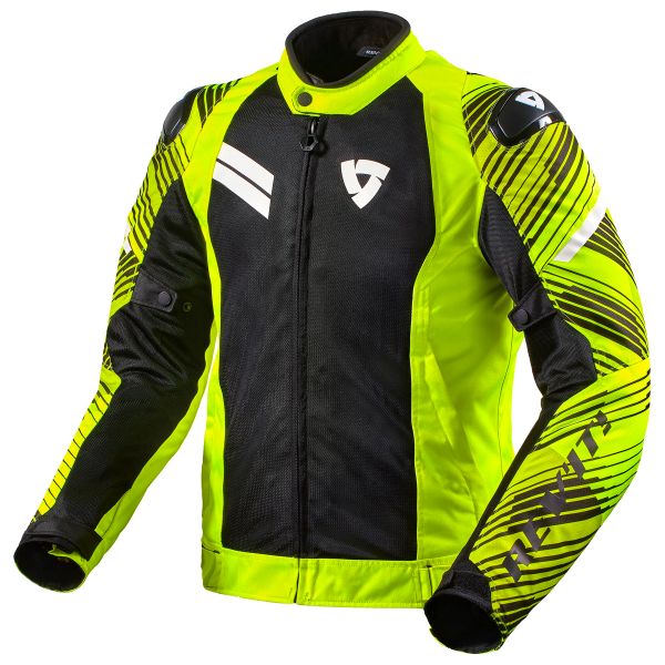 Motorcycle Jackets REV'IT Apex Air Neon Yellow Black