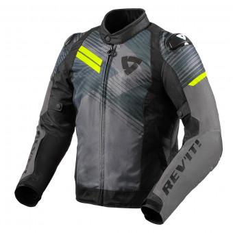Motorcycle Jackets REV'IT Apex H2O Anthracite Neon Yellow