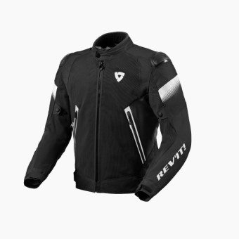 Motorcycle Jackets REV'IT Control Air H2O Black White Motorcycle Jackets REV'IT Control Air H2O Black White