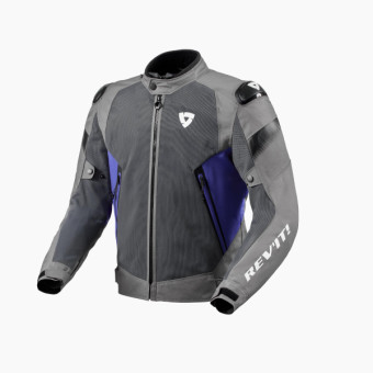 Motorcycle Jackets REV'IT Control Air H2O Grey Blue