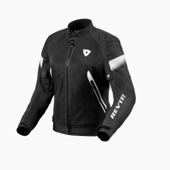 Motorcycle Jackets REV'IT Control Air H2O Ladies Black White