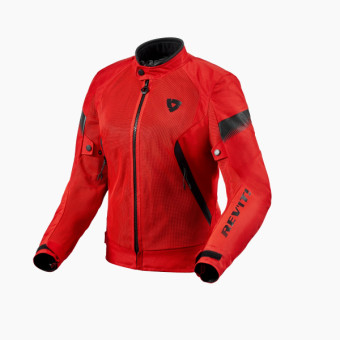 Motorcycle Jackets REV'IT Control Air H2O Ladies Red Black