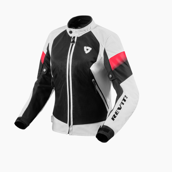 Motorcycle Jackets REV'IT Control Air H2O Ladies White Black