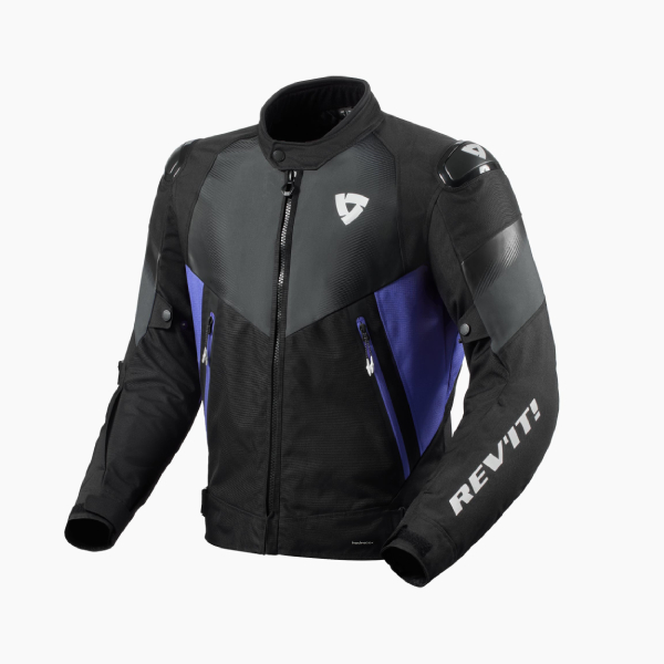 Motorcycle Jackets REV'IT Control H2O Black Blue