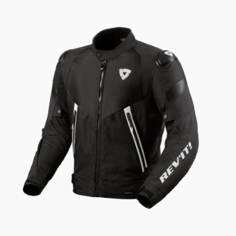 Motorcycle Jackets REV'IT Control H2O Black White
