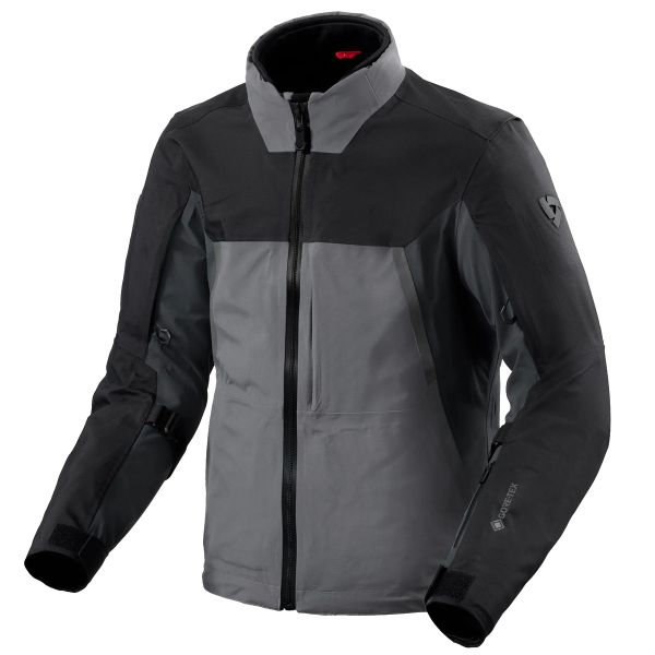 Motorcycle Jackets REV'IT Echelon GTX Grey Black Motorcycle Jackets REV'IT Echelon GTX Grey Black