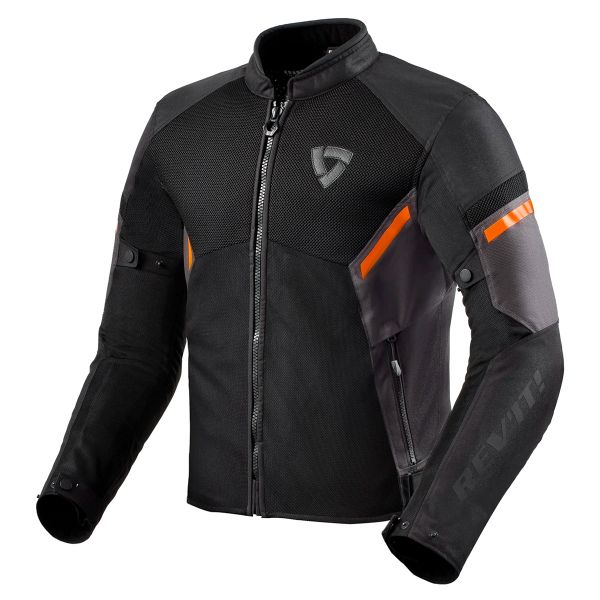 Motorcycle Jackets REV'IT GT-R Air 3 Black Neon Orange