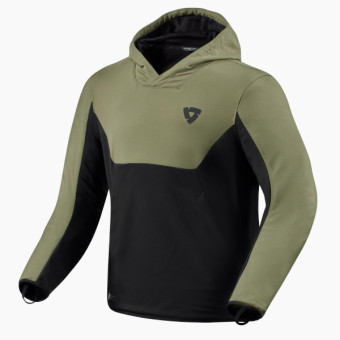 Motorcycle Jackets REV'IT Hoodie Andon Black Green