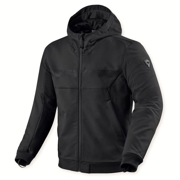 Motorcycle Jackets REV'IT Hoodie Parabolica 2 Black