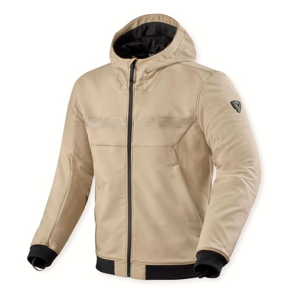 Motorcycle Jackets REV'IT Hoodie Parabolica 2 Sand