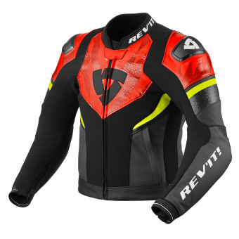 Motorcycle Jackets REV'IT Hyperspeed 2 Air Black Neon Red