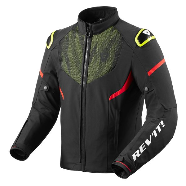 Motorcycle Jackets REV'IT Hyperspeed 2 H2O Black Neon Yellow