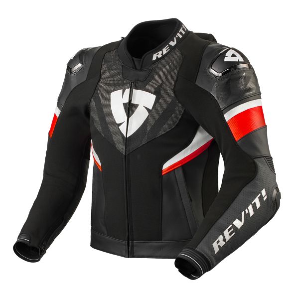 Motorcycle Jackets REV'IT Hyperspeed 2 Pro Black Neon Red
