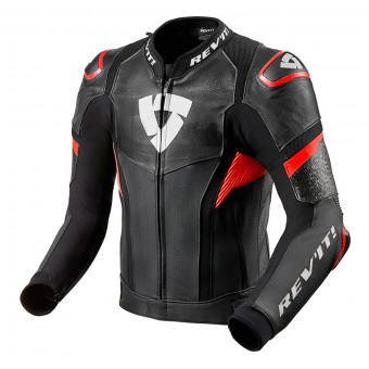 Motorcycle Jackets REV'IT Hyperspeed Pro Black Neon Red