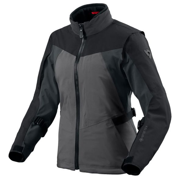 Motorcycle Jackets REV'IT Lamina GTX Ladies Grey Black Motorcycle Jackets REV'IT Lamina GTX Ladies Grey Black