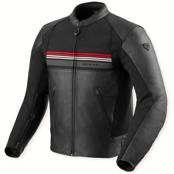Motorcycle Jackets REV'IT Mile 2 Black Red