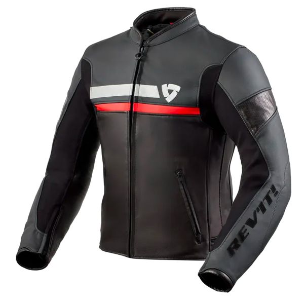 Motorcycle Jackets REV'IT Mile Black Red